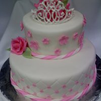 My Practical Cake! So pleased with how this turned out!! its vanilla liquid shortening sponge cake(i think i'll do pound next time). 4 layers top and...