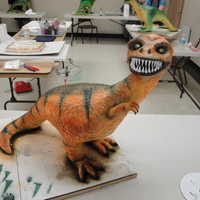 Dinosaur This was a sculpted dinosaur cake that I created in a class taught by Dena Bryngelson this past weekend. It wasn't quite finished, as...