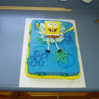 Spongebob Another "store bought" design. I used gel icing for the bubbles.