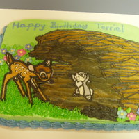 Bambi I looked and looked and couldn't find any Bambi cake toppers. The lady asked specifically for this scene. Took a lot longer than I...