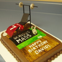 Weight Room This is a weight room scene. The weight bench is made with craft sticks and foam core board which I painted with food color. The weights...