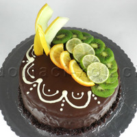 Pineapple Birthday Cake pineapple cake with chocolate icing