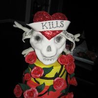 Lovekills Ed Hardy Love Kills Slowly with skull & bones