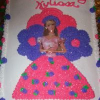 Barbie Birthday Cake 