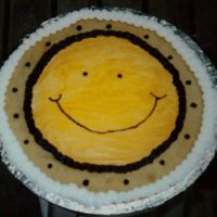 Smiley Face Cookie Cake 