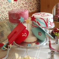 Graduation Cakes For My Twins 