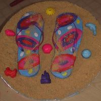Imga0346.jpg My first flip flop cake. I have been wanting to try these for awhile now. Thanks to all who shared their pictures and ideas.