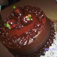 Three Layer White Choc And Milk Chocolate Mousse 