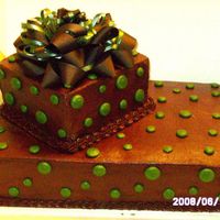 Imported_Photos_00026.jpg All chocolate cake....A not so traditional baby shower cake is exactly what the mommy to be wanted...