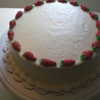 Chocolate Cake With Strawberry Filling HEAVENLY! Chocolate cake (recipe at Allrecipes.com "Too Much Chocolate Cake") filled with strawberry jam. Home made BC icing and...