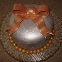 My Mom's Mother's Day! This is my mom's mother's day cake. My first cake entirely done with luster dust. It was a learning experience, but it turned out...