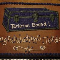 Graduation Tarleton Cake 
