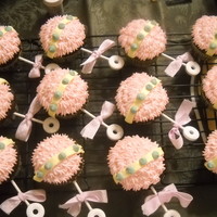 Baby Rattle Cupcakes 