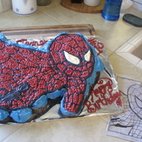 James's Spider-Man This was made all out of cupcakes and filled with my own creation of a raspberry jam filling. My nephew James didn't really like the...