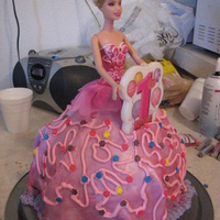 Tish's 1St This was for my baby girl's 1st bithday....yellow cake with chocolate icing, and obviously covered with fondant.