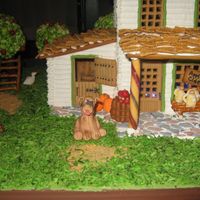 Gumpaste Dog Gumpaste dog, dusted with chalk. I have a full picture in the Christmas Galleries. Thank you ANIE2 for your youtube tuturial on the dog....