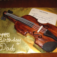Violin Cake 