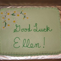 Farewell Cake This cake was for a co-worker in my husband's office who was moving do a different department. Its a margarita cake with key lime...