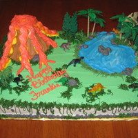 Dinosaur Birthday Cake 