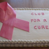 Susan G Komen Fundraiser Cake This is a cake I donated for a fundraiser at a nearby country club yesterday.