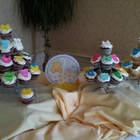 Baby Shower Cupcakes Baby Shower Cupcakes. The baby shower was a clothes line theme - they hung a clothesline and each attendee was to bring an item of clothing...