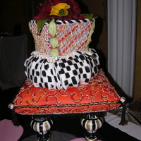 Trumpets And Tea Covered with fondant, and modeling chocolate.