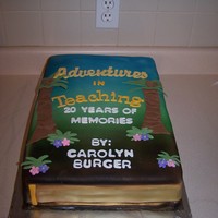 Adventures In Teaching This was for a friend. The large words were cut our with an exact-o knife. TFL