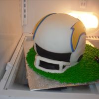 Chargers Football Helmet 