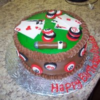 Poker Cake 
