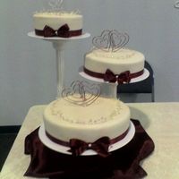 Sister- In-Law Cake First wedding cake I made.She changed her mind so many times, even the couple of days before the wedding. This is what I could make from...