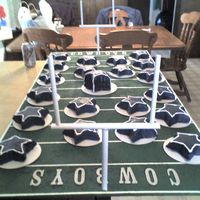 Niece's "dallas Cowboys" Party About 20 individual stars for each kid and adult.
