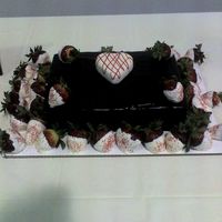 03-15-08_1406.jpg Chocolate fudge cake, chocolate ganche, white chocolate dipped strawberries