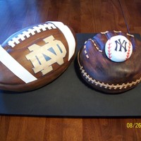 Football And Mitt Sooooo much fun to make!!