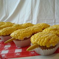Corn On The Cob My version of "Hello Cupcake"'s corn on the cob. Instead of jelly beans I used buttercream for the kernels of corn. Slightly...