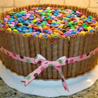 Candy Barrel My version of the candy barrel. Italian cream cake filled with vanilla pastry cream and iced with whipped chocolate ganache. I used rolled...