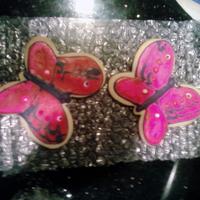 Butterfly Cookies I made these butterfly cookies for my BEST FRIEND that lives all the way in AZ for her baby shower! so I had to actually ship these all the...