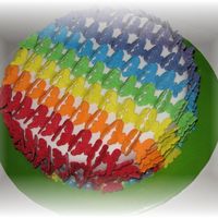 Rainbow Butterflies Each butterfly hand made using MMF