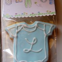 Baby Shower Favors Phew....this was my first time decorating cookies in any quantity (2nd time decorating them ever) what a lot of work! They are NFSC with...