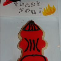 Fire Hydrant Cookie Favors These are the cookies I made as favors for my son's party. They are NFSC with MMF and Chocolate details.