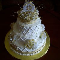 Pastel De Aniversario Par Senora De 50 Anos! 