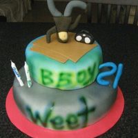 Bboy Made this for my little cousin's 21st birthday. He's known as the BBOY in the family =)