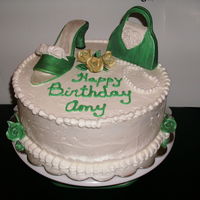 Shoe & Purse My first gumpaste shoe and purse. Thanks to the tuitorial on CC. First time torting a cake. It wasn't as difficult as I thought. First...