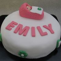 Emilys Cake Made for the birth of a new baby.