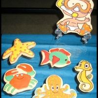 Under_The_Sea_Cookies.jpg These cookies were made to match the invitations to an Under the Water themed baby shower. NFSC with RI. The 2nd set (the smaller cookies)...