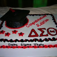 Graduation Graduation Cake for Masters Degree Student - Delta