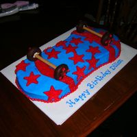 Skateboard Cake This was for my son's 7th Birthday. Found the recipe and idea on Familyfun.com