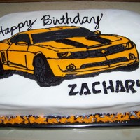 Bumblebee Cake Transformers Bumblebee cake. FBCT. All bc icing