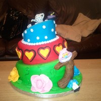 Alice In Wonderland My daughters 10th birthday cake