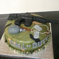 Call Of Duty another call of duty cake