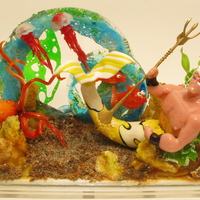 Neptune Sugar Sculpture 